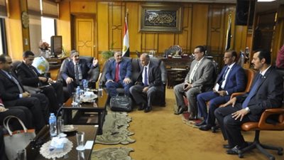تفاصيل زيارة لجنة تقييم الجامعات المصرية لجامعة قناة السويس (صور)