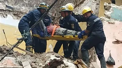 انهيار جزئي لـ 12 عقار بسبب الأمطار في الإسكندرية