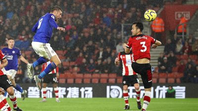 ليستر سيتي يُهين ساوثهامتون بتسعة أهداف في ليلة زرقاء بالدوري الإنجليزي