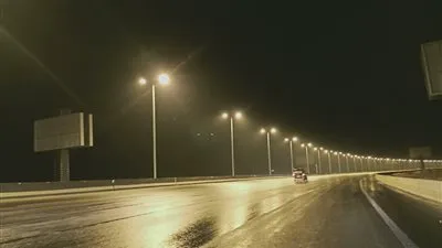 أمطار غزيرة تضرب طريق العاصمة الإدارية الجديدة