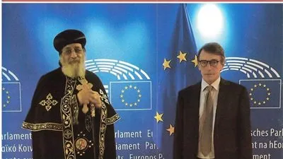 صورة البابا تواضروس مع رئيس البرلمان الأوروبي تتصدر مجلة الكرازة