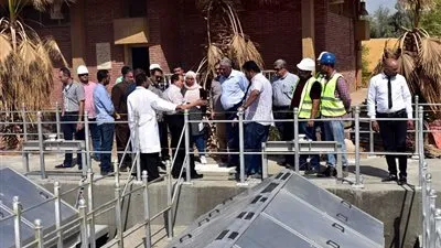 تحويل محطتي صرف ‏صحي لنظام المعالجة الثلاثية بسوهاج (صور)