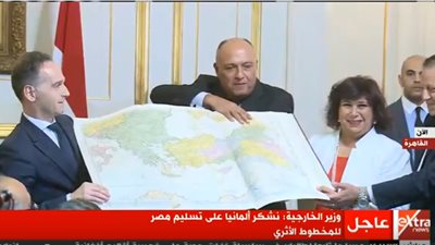 ألمانيا تسلم مصر إحدى المخطوطات الأثرية