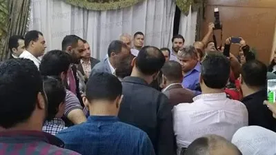 هتافات ضد مرتضى منصور داخل مكتب نقيب الصحفيين