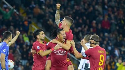 أهداف مباراة - أودينيزي 0 × 4 روما | الدوري الإيطالي