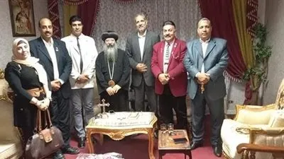 الأنبا مارتيروس يستقبل قيادات حزب مصر القومي (صور) 