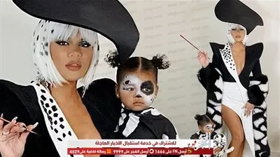 هكذا احتفلت كلوي كارداشيان بالهالوين برفقة ابنتها 