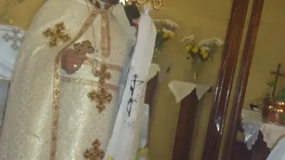 الأنبا باخوم يزور كنيسة قلب يسوع 