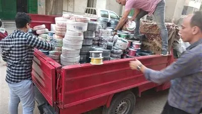 تموين الفيوم: ضبط صاحب مصنع يقلد علامة تجارية مملوكة لكابلات كهرباء شهيرة (صور)