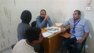 أبو الفضل: إقبال شعبي كبير لأهالي دهب على قافلة جامعة المنصورة المُتكاملة 