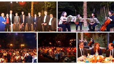 بحضور وزراء وعلماء.. حفل عشاء موسيقي بقصر المنيل