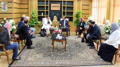 ندوة تحليل برديات جزيرة الفنتاين والتعريف بمنح منظمة AGYA بجامعة المنصورة