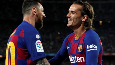 الأرقام لا تكذب.. أزمة ميسي وجريزمان تزيد معاناة برشلونة