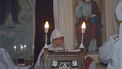 قداس إحياء الذكرى الأولى لشهداء دير الأنبا صموئيل (صور) 