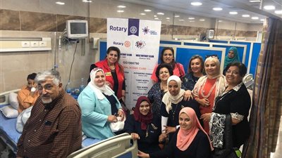 لإجراء 14 قسطرة قلبية مجانية للأطفال محافظ سوهاج يستقبل وفد روتاري (صور) 