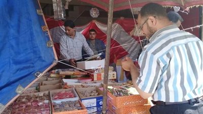 ضبط 35 طن أرز وزيوت وحلوى المولد فاسدة في حملة مكبرة بسوهاج (صور)