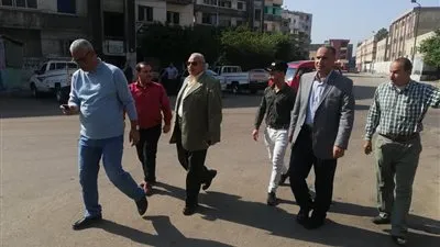 سكرتير محافظة الإسكندرية يتفقد الحالة الفنية لعقار الورديان المائل (صور)