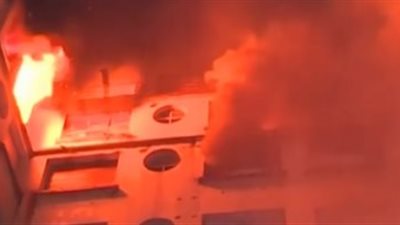 إصابة 4 أشخاص بحالات اختناق في حريق شقة بالسلام