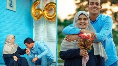 بعد تصويره فوتوسيشن لوالدته.. مصطفى السعدني: 