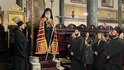 البابا ثيودروس يترأس صلاة غروب عيد القديس أندراوس