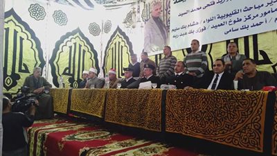 إنهاء خصومة ثأرية بين عائلتين بالقليوبية (صور)