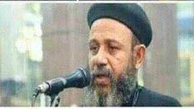 البابا يعزي مطران البحيرة في وفاة القس سمعان شنودة