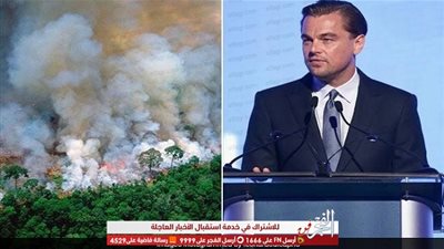 ليوناردو دي كابريو ينفي تمويل حرائق الأمازون بعد اتهام رئيس البرازيل له