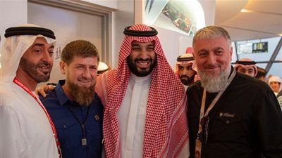 محمد بن سلمان وولي عهد أبوظبي ونائب رئيس الإمارات يشهدون ختام 