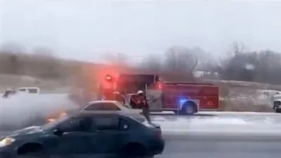 عاجل.. قتلى وجرحى باصطدام أكثر من 40 سيارة في كندا (فيديو)  
