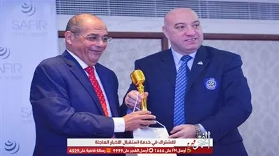 أندية الروتاري تكرم محمد شردي وتعلن انضمامه لها وتوليه تدريب ممثليهم للتعامل مع وسائل الإعلام (صور)