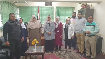  وكيل وزارة الصحة تستقبل الممرضة المعتدي عليها بوفد النقابة وتستنكر الأعتداء من قبل فرد أمن مستشفى التامين الصحي