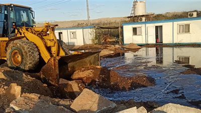 إصلاح كسر خط السولار على طريق 