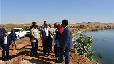 محافظ أسوان يتفقد مشروع المعالجة الثلاثية بمحطة بلانة للصرف الصحي (صور)