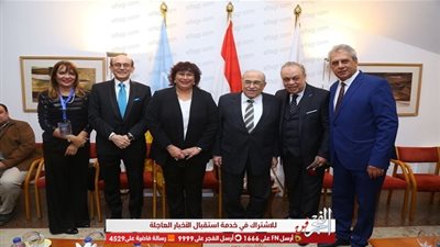 وزير الثقافة وصبحي والنبوي وإياد نصار يصلون حفل افتتاح مهرجان الإسكندرية المسرحي