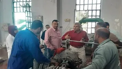 متابعة عمليات الإحلال والتجديد بمحطة مياه سمالوط وخدمات مراكز خدمة العملاء