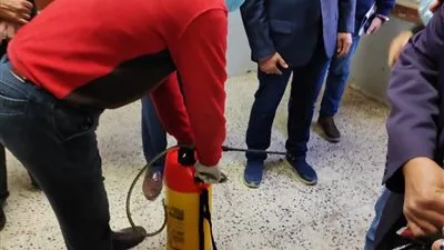 الطب الوقائي يتولى تطهير مدرسة شربين بعد واقعة الاختناق