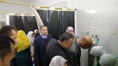 رئيس مركز الداخلية يطمأن على الطالبات المصابين في واقعة 