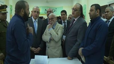 وفد المجلس القومى لحقوق الإنسان فى زيارة لسجن شديد الحراسة بالمنيا