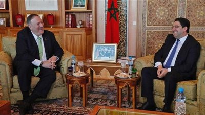 بومبيو يناقش مع نظيره المغربي 