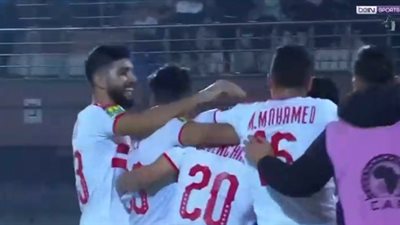 أشرف بن شرقي يسجل الهدف الثاني للزمالك في أول أغسطس