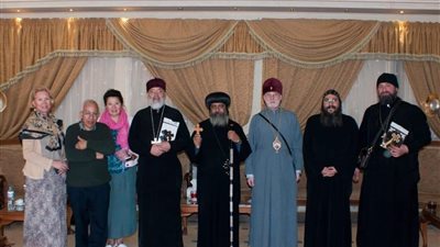 تفاصيل زيارة مطران الكنيسة الروسية ببلجيكا لدير الأنبا شنودة