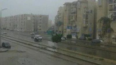 رفع حالة الطوارئ في دمياط بعد هطول أمطار غزيرة