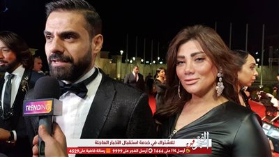 زوجة أمير طعيمة تخطف الأنظار بالأسود في حفل توزيع جوائز