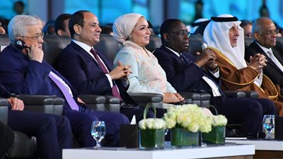 قرينة الرئيس: سعدت بحضور منتدى شباب العالم لنستكمل حلما نحو عالم واحد يسوده الحب والسلام