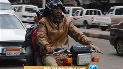 سقوط أمطار غزيرة على مناطق متفرقة بالجيزة (صور)