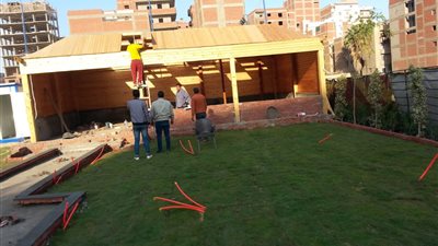 القليوبية تزيل مقهى غير مرخص بشارع كلية التجارة ببنها (صور)