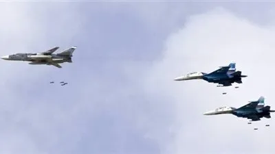 غارات جوية روسية على منطقة 