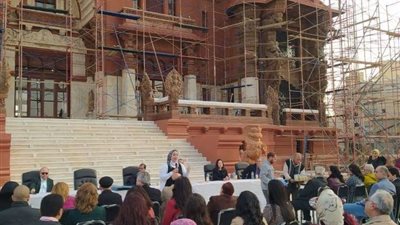 60 صورة من حفل تسليم كنوز مصر الجديدة إلى قصر البارون 