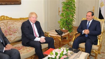 الرئيس السيسي وجونسون يتفقان على استعادة مفهوم الدولة الوطنية في ليبيا