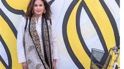 شاهد.. هند صبري في أحدث إطلالتها احتفالا باليوم العالمي للغة العربية